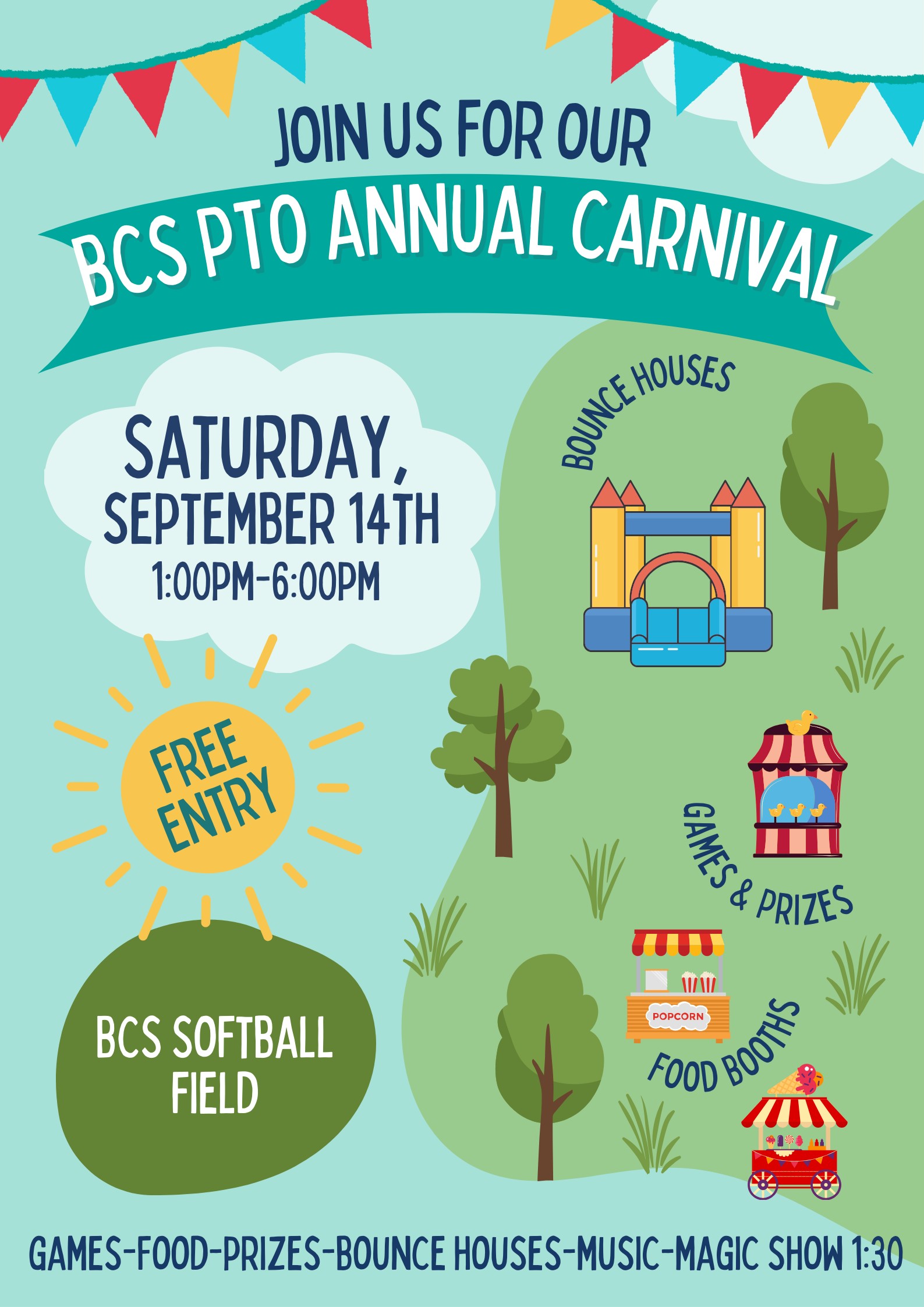 Colorful Fun Illustrated Fairground Carnival Poster_ (002)